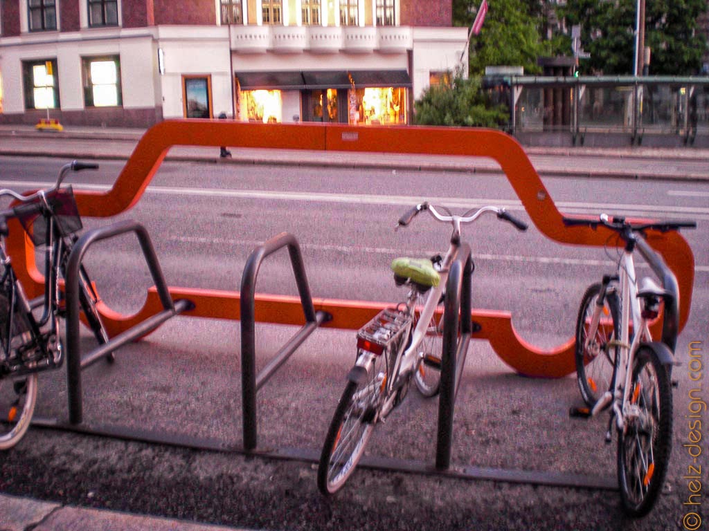 Fahrradständer am Erottaja