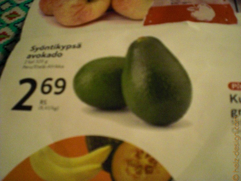 Avocado wird im Kilo verkauft