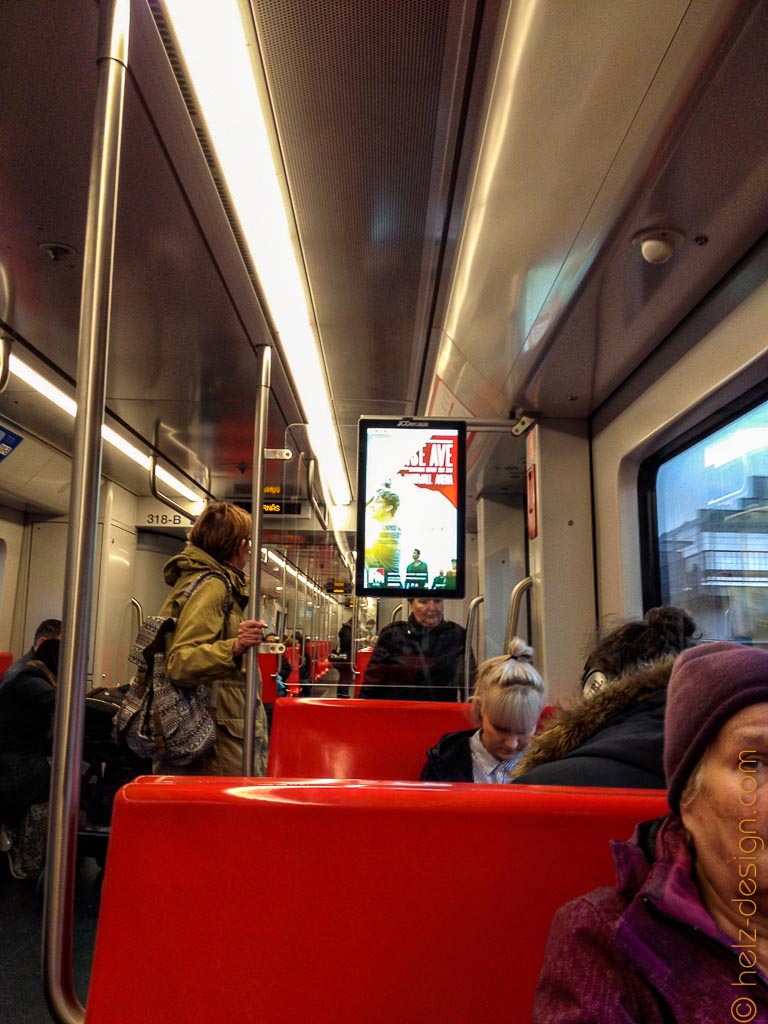 Sunrise Avenue Werbung in der Metro