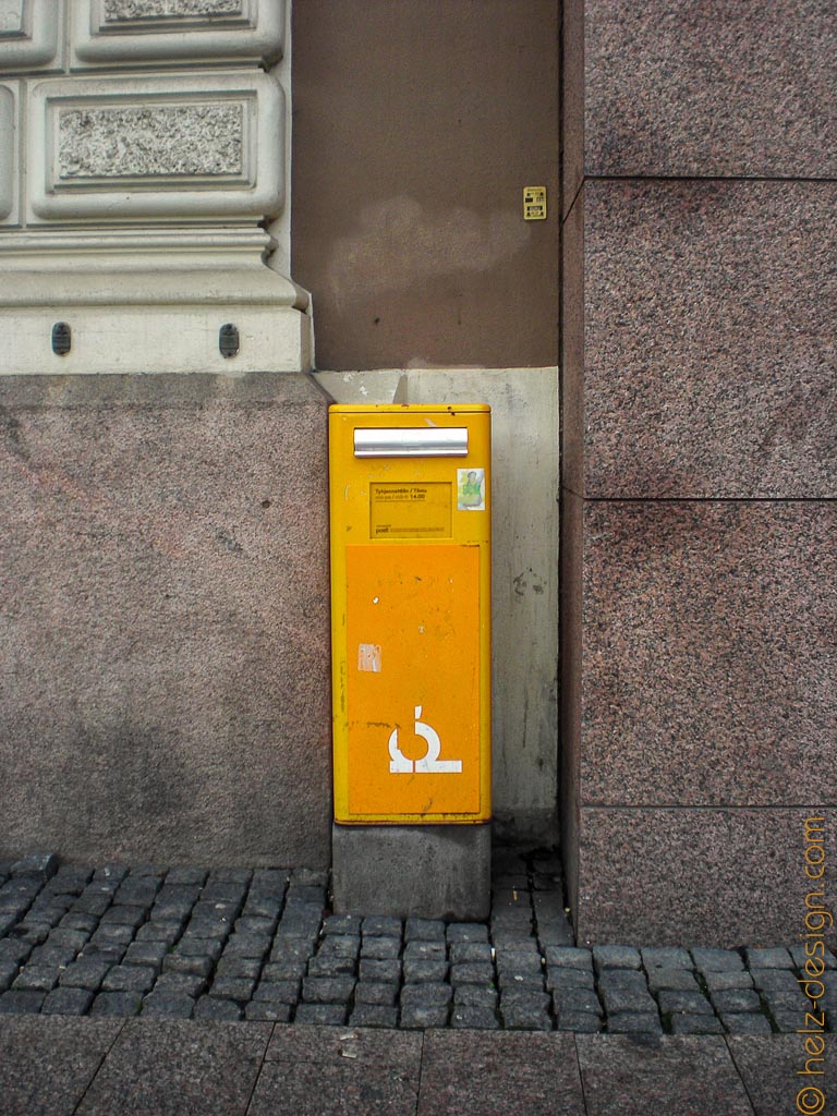 Postilaatikko – Briefkasten an der Mannerheimintie
