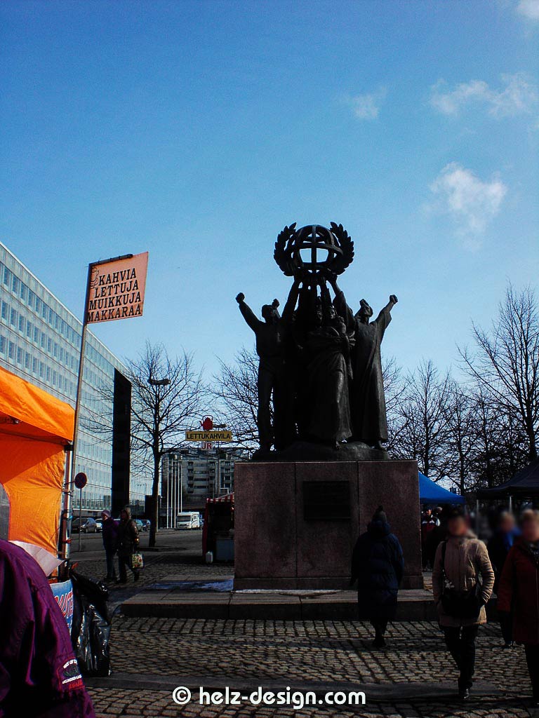 Patsas Maailman rauha – Statue des Weltfriedens