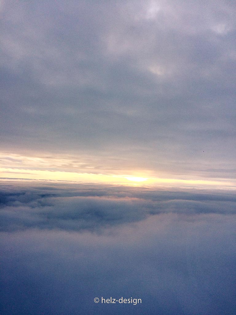 die Wolken kommen wieder näher – Landeanflug