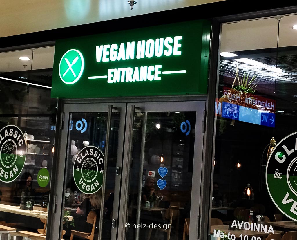 Vegan House im U-Bahnhof