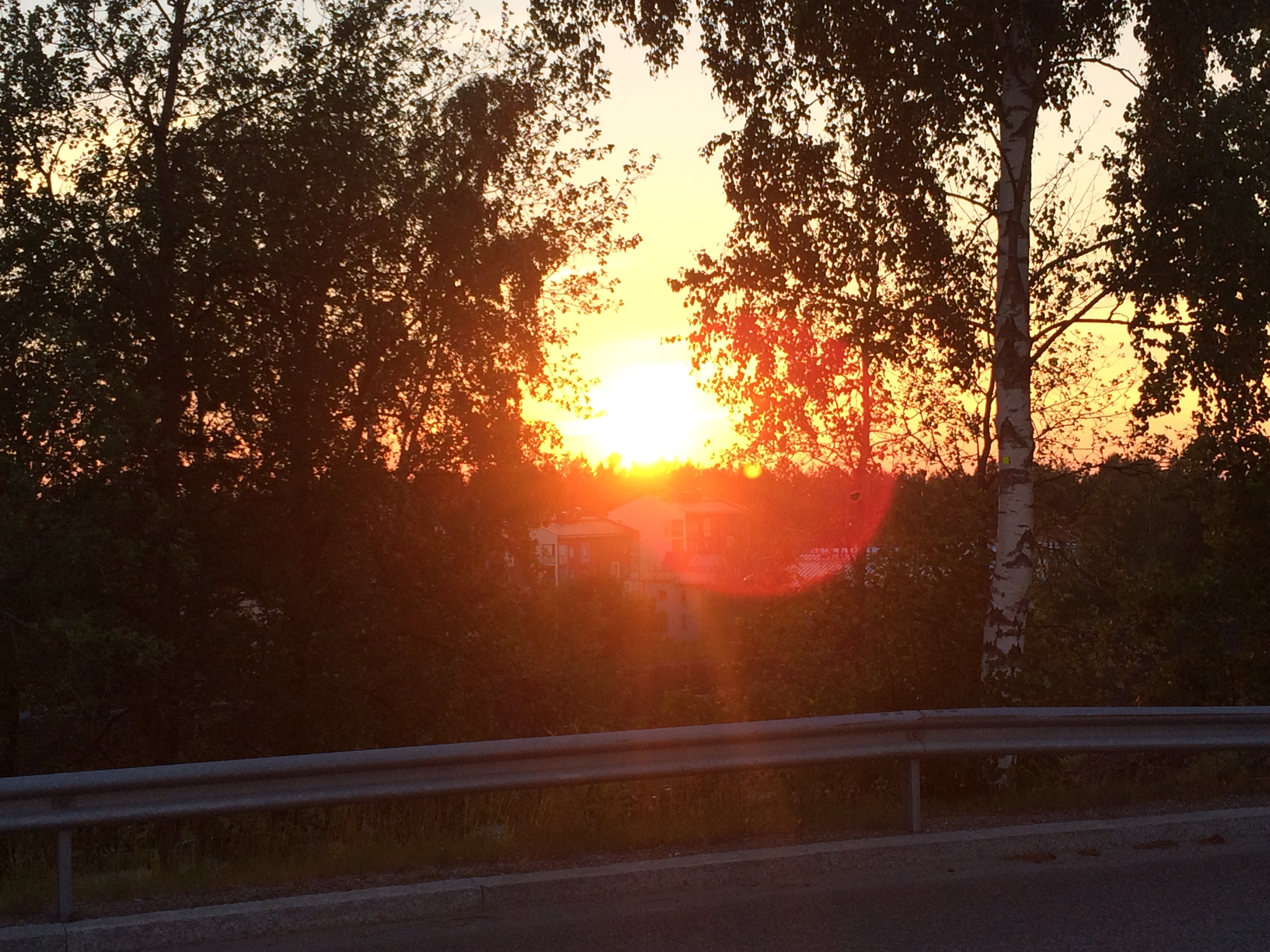 Sonnenuntergang in Jakomäki