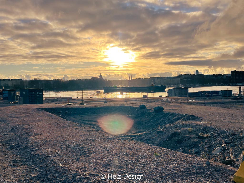 Abendstimmung mit Skyline