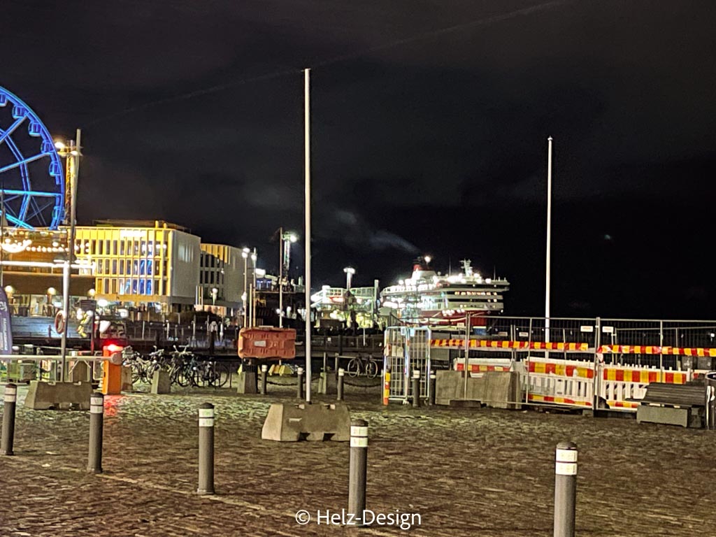Blick zur Vikingline im Eteläsatama